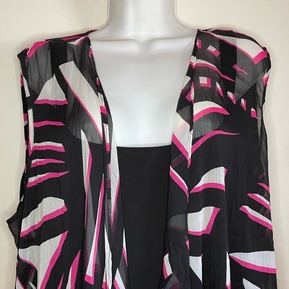 Avenue studio Bohemian Kimono Cardigan plus size top - Picture 9 of 10
